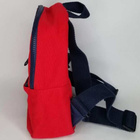 Y2k Canvas TOMMY HILFIGER Small Red Backpack - Picture 8 of 8